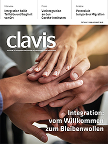 clavis 02/2022: Integration: vom Willkommen zum Bleibenwollen